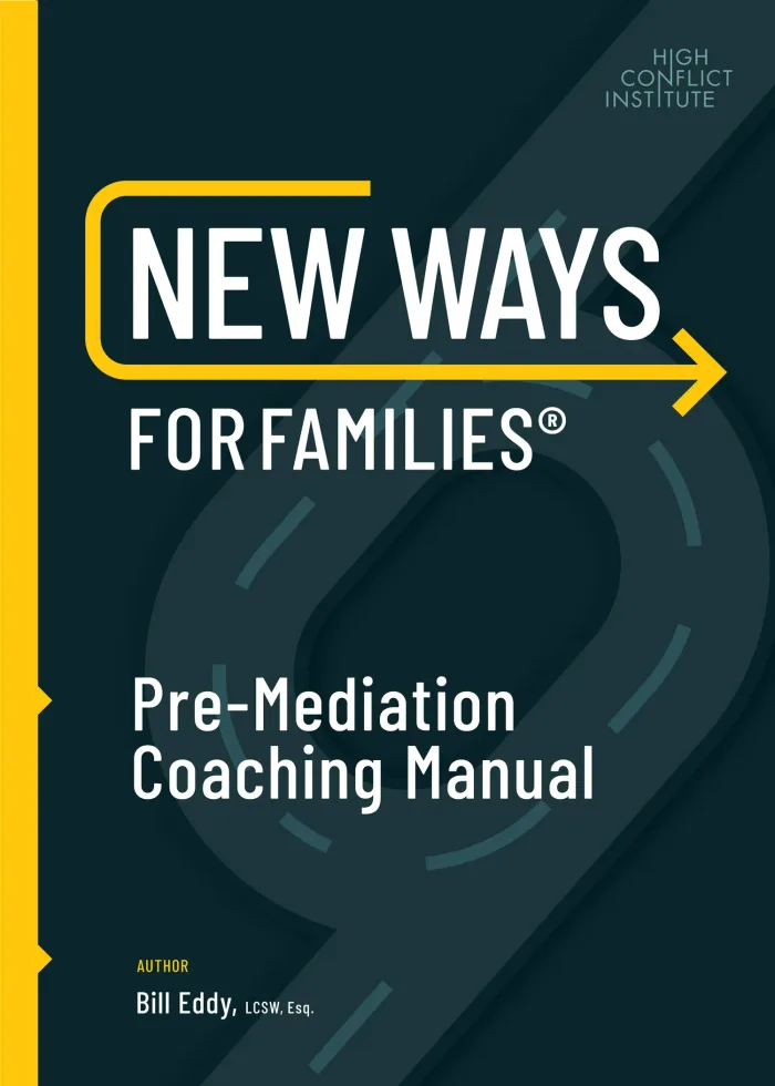 Cover of New Ways for Families® Pre-Mediation Coaching Manual