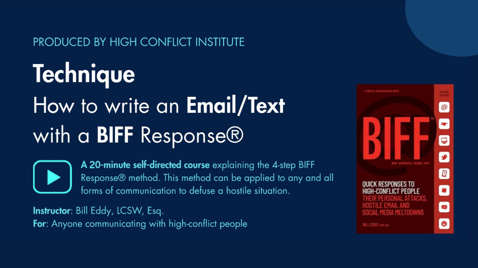 Technique: Email/Text with a BIFF Response®