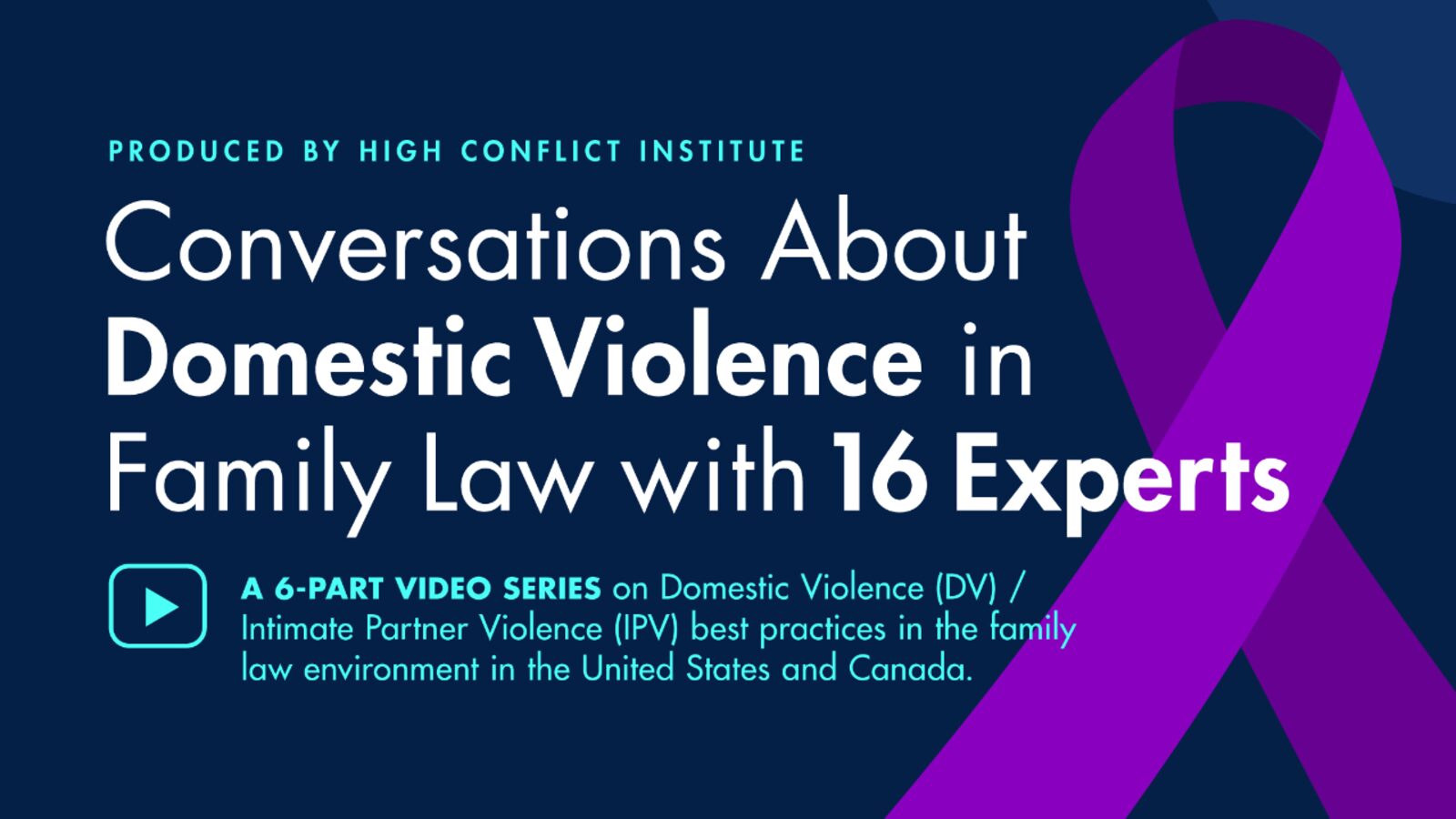 Conversations About Domestic Violence in Family Law with 16 Experts